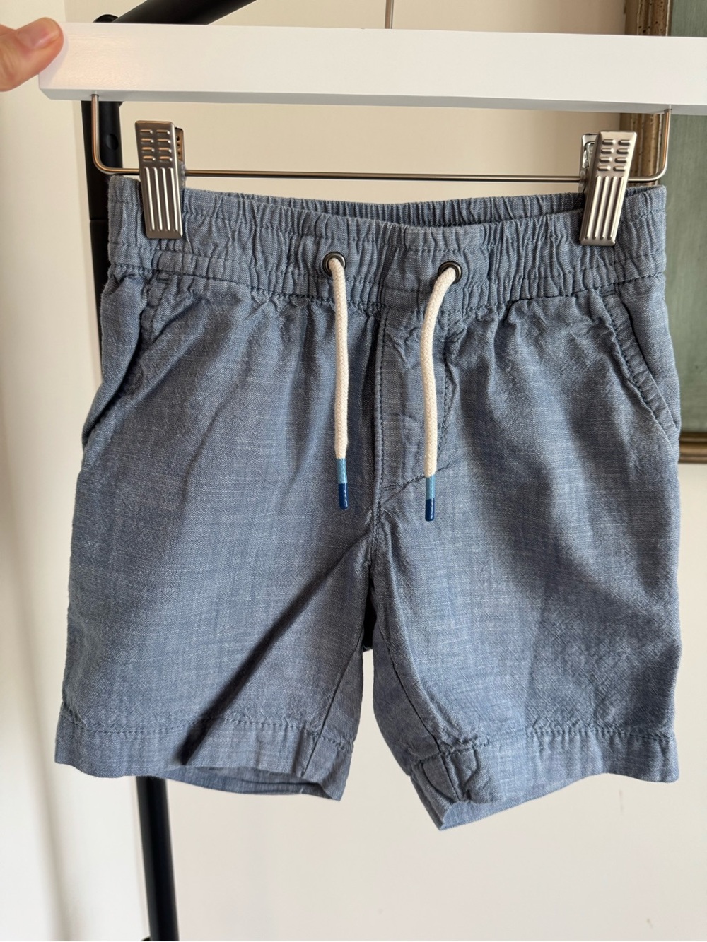 GAP Kids Light Blue Elastic-Waist Casual Shorts